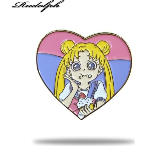 Rudolph Brooches Girl On Clothes