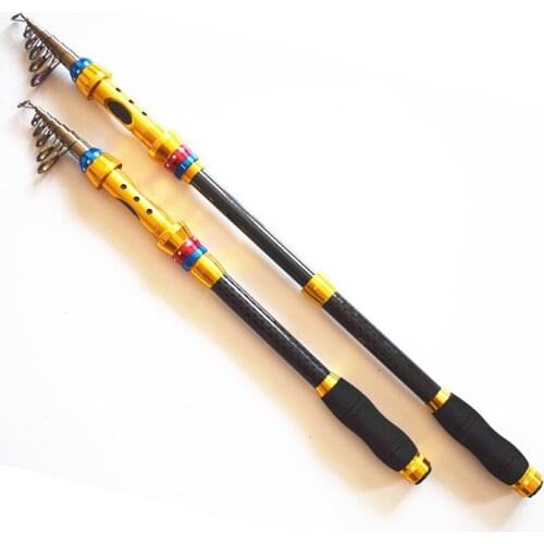 Ultra-Short Sea Fishing Rod Carbon Fishing Rod Surf Casting Rod Casting Rods 1.8-3.6 M Retractable Overbearing Fishing
