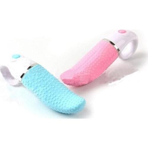Vibrating G-spot Tongue Vibrator AV Stick Sex Toys Tongue Massager Vibrating Tongue Thrusting Vibrators 30pcs