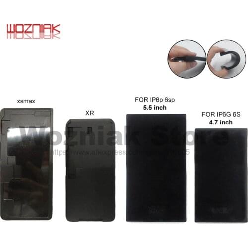 High-quality For IPhone 6 6sp 6p 7g 7p 8 8p x xr xs max LCD Touch Screen Laminating Repairing/Silicone Black Pad Mat Mold Mould