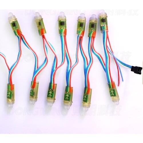 High brightness led rgb string light 12mm waterproof IP68 advertising light letter DC 5V led rgb module light
