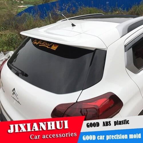 For C3-XR Spoiler 2014-2018 Citroen C3-XR Spoiler YCK ABS plastic Material Car Rear Wing Color Rear Spoiler