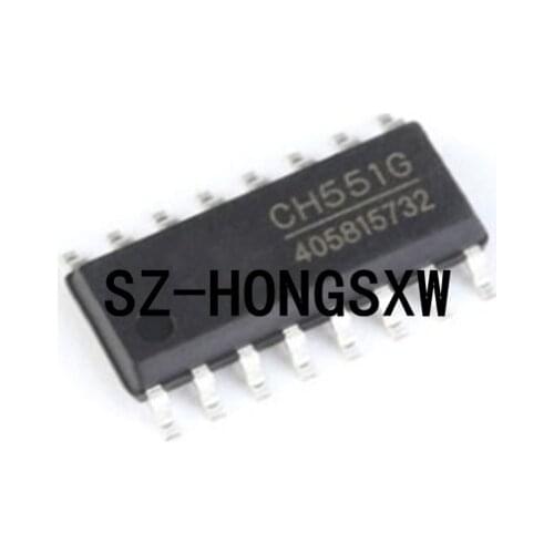 10PCS/New and Original CH551G SOP16 8-bit enhanced USB chip