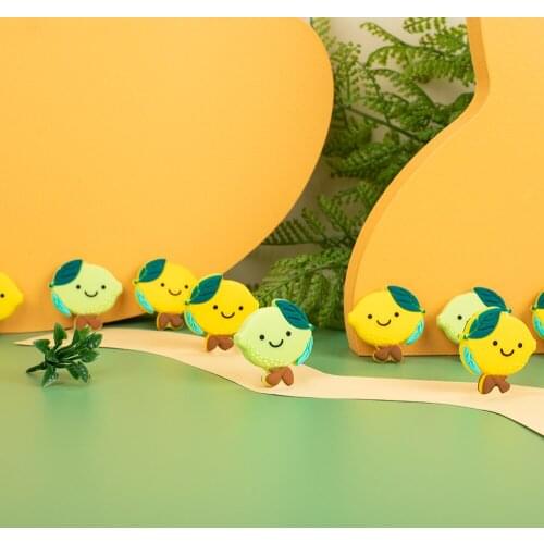 Sunrony 10pcs Silicone Beads Food Grade Baby Teether Lemon Baby Necklace Different Colors Of Silicone Baby Teething Toys