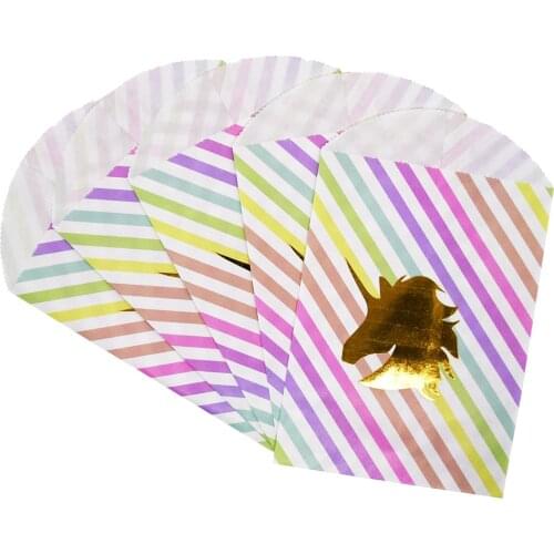 12x19cm New Style Paper Bags Wedding Party Favor Cookie Candy Gift Bags Food Packaging Birthday Party Decoration Supplies