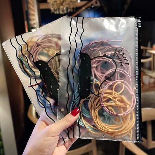 30 Pcs/set Korea Style Women Simple Ponytail Hair Ropes Cute Elasticity Rubber Band for Girl Hair Accessories