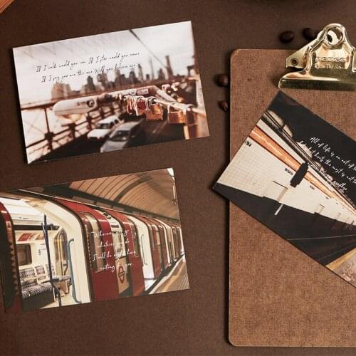 30pcs this moment make me think of you card as Scrapbooking party invitation DIY Decoration gift message card postcard