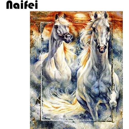 5d diy Full square Diamond Painting with run horse Cross Stitch Craft DIY Mosaic embroidery Home Decor