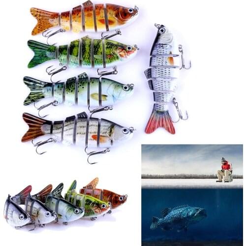 6 Segment Swimbait Lures Crank Baits Baits Hard Bait Fishing Lures Sinking Wobblers Fishing Lures Fishing Accessories Wholesale