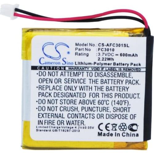 Cameron Sino 600mah battery for ACME FC3010 Flycam3 batteries