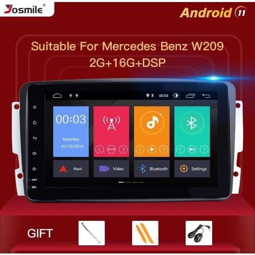 IPS 2 din Android 11 Car Radio For Mercedes Benz CLK W209 W203 W463 W208 Multimedia Player Head Unit Stereo Audio GPS Navigation