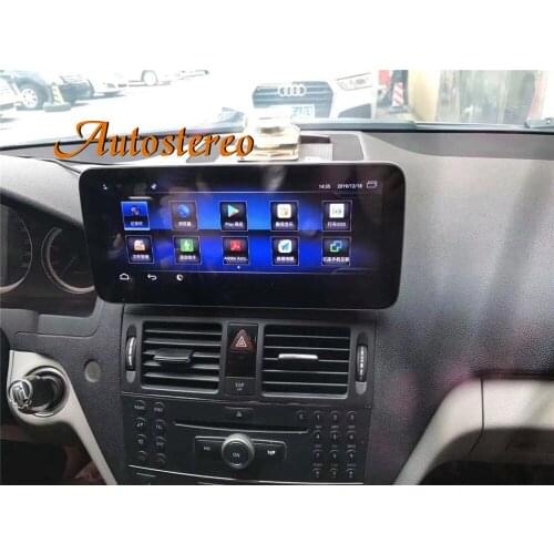 Android 11.0 4+64 Car GPS Navigation Stereo For Mercedes-Benz GLK GLK300 2008-2014 Auto Muletimedia Player Headunit Radio Stereo