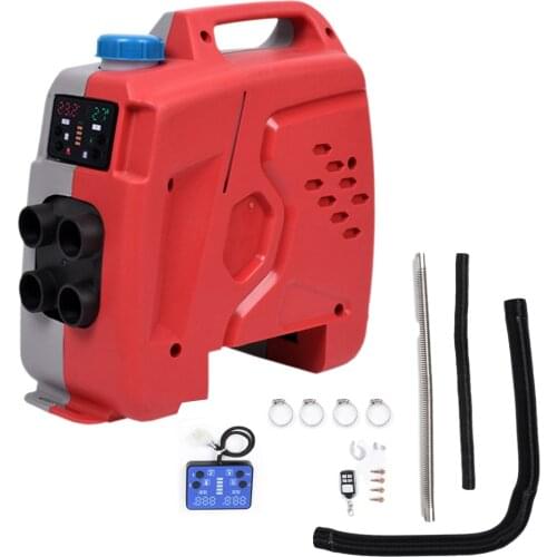 Car Parking Heater 12V 24V 5KW Fuel Heater 4-hole LCD Display Air Heater For Vehicle Universal For Websato Eberspacher