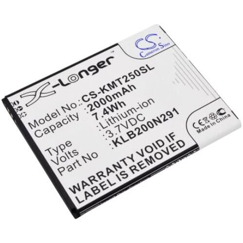 Cameron Sino 2000mAh battery for KAZAM Trooper 2 X5.0 Trooper2 5.0 5834003661 KLB200N291 KXX50 Mobile, SmartPhone Battery