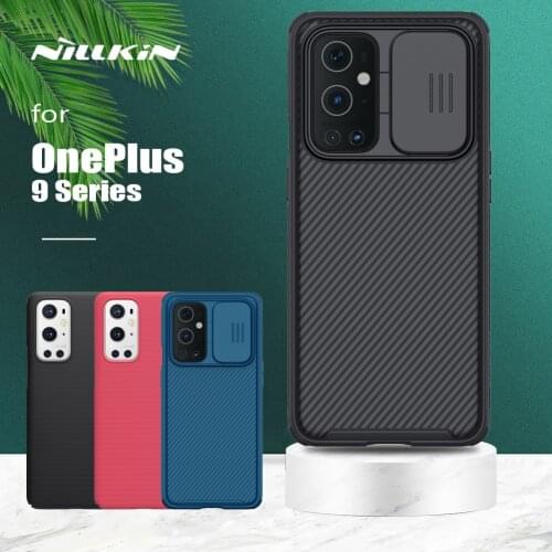 For Oneplus 9 Pro Case Nillkin Camshield Slide Camera Case Slim Super Frosted Shield Back Cover for One Plus 9 Pro 5G 9R Case