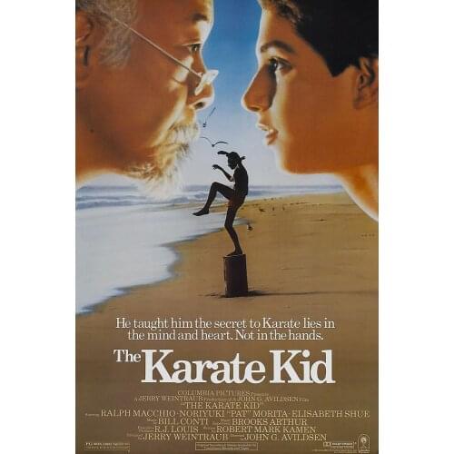 THE KARATE KID FILM MOVIE METAL TIN SIGN POSTER WALL PLAQUE