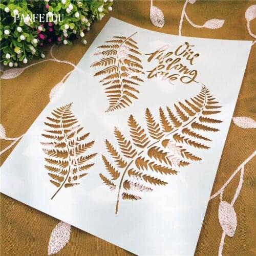 Maple leaf mold shield DIY cake scrapbook stencils hollow Embellishments printing lace ruler Valentines Day