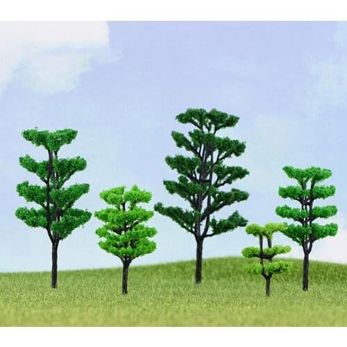 Mini Artificial Plant Tree Model Terrariums Micro Landscape Bonsai Decor Toy