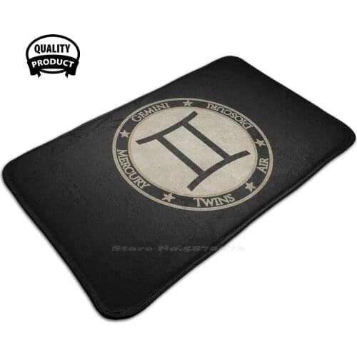 Gemini Zodiac Horoscope Symbol Soft Foot Pad Room Goods Rug Carpet Dragonxx Zodiac Sign Art Zodiac Sign Artwork Zodiac Sign