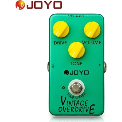 Hot Sale JOYO JF-01 Vintage Overdrive Guitar Effect Pedal with Ture Bypass Dynamic Compression