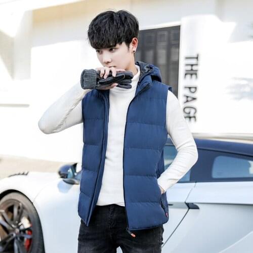 Cotton vest mens autumn and winter vest vest mens sports and leisure spring fashion trend handsome