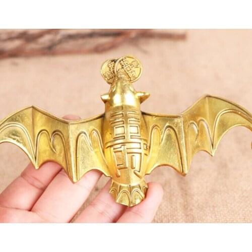 East yard collection of pure copper bat bronze ornaments decoration of Fuzi bat Animal Christmas ornaments free of freight