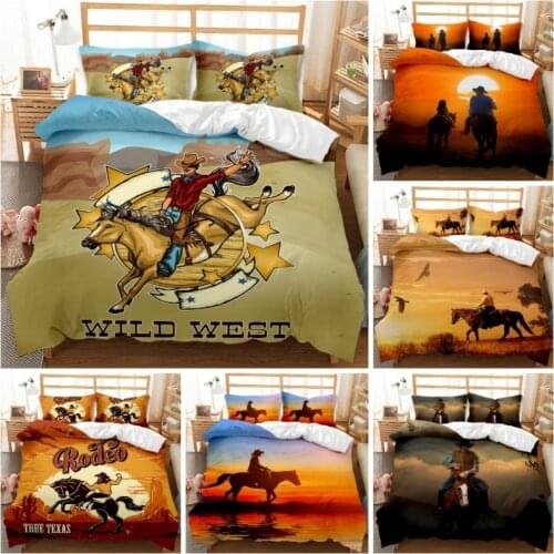 Hot style 3D digital printing 100% Polyester bedding set 1 duvet cover + 1/2 pillowcases bed in a bag US/EU size (no sheet)