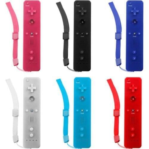 Free Comfortable Wireless Remote Wiimote Controller with Wrist with Silicone Case GamePad JoyStick for Nintendo Wii 2017 U