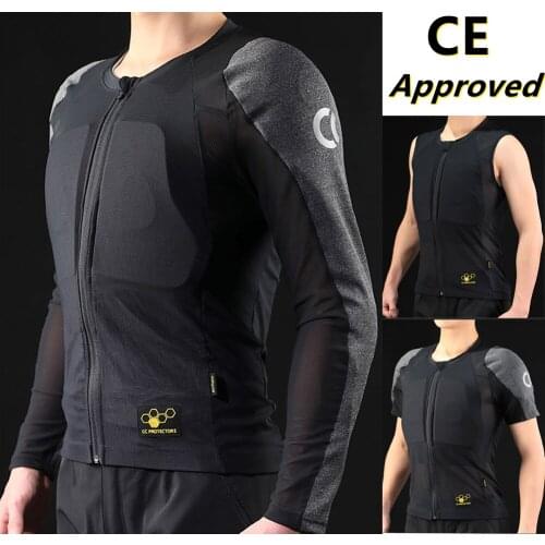 Summer Mesh Motorcycle Jacket Protection Under Jacket CE Approved Racing Off-road Motocross MX Full Body Safety Armor Top XS-2XL
