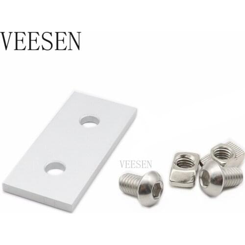 Link End Parallel Side by Side Vertical Joint Connect Angle Connector Strip for 2020 3030 4040 4545 Aluminum Profile