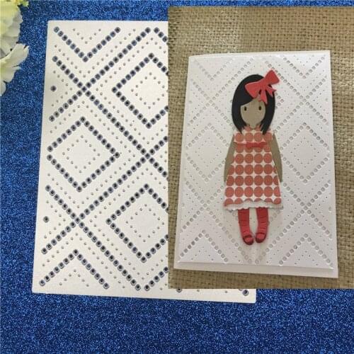 Metal Cutting Dies Background Stencil Scrapbooking Photo Album Card Paper Embossing Craft DIY