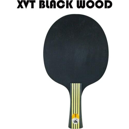 XVT Upgraded BLACK WOOD Table Tennis Blade/ ping pong blade/ table tennis bat Free Shipping