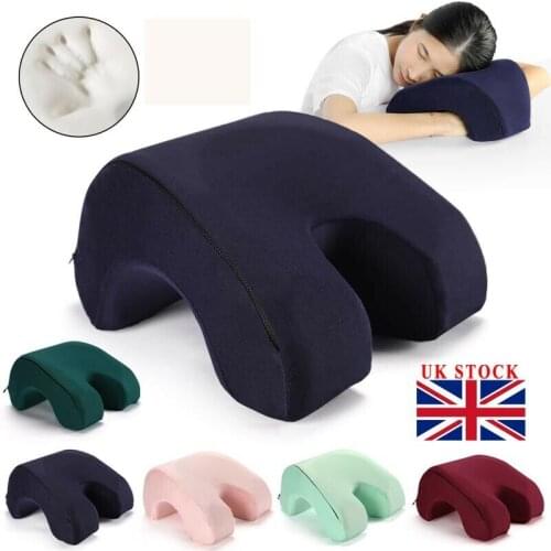 Office Nap Rest Plush Hollow Pillow Face Down Sleeping Pillow Support Pillows UK