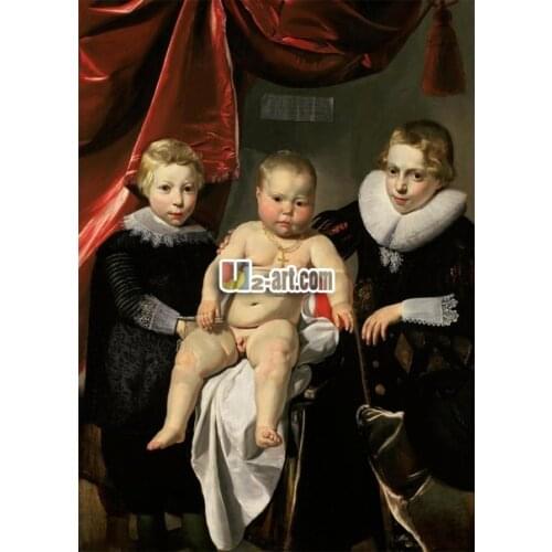 Gift good Quality Canvas prints brothers oil painting home supply wall decor art Thomas de Keyser Figure-119
