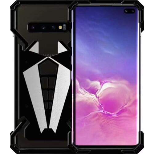 Luxury Shockproof Aluminum Metal Armor Ring Case For Samsung Galaxy S10 S9 Plus Note 9 8 Aluminium Bumper Case Metal Frame Cover