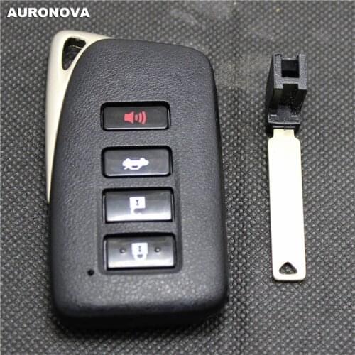 AURONOVA for Lexus ES350 RX IS LS GS IC Smart Key 4 Buttons Replace Car Key Shell