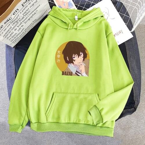 2021 Anime Bungou Stray Dogs Print Hoodies Sweatshirts Men Women Pullovers Hooded Casual Oversized Streetwear Clothes 300 New