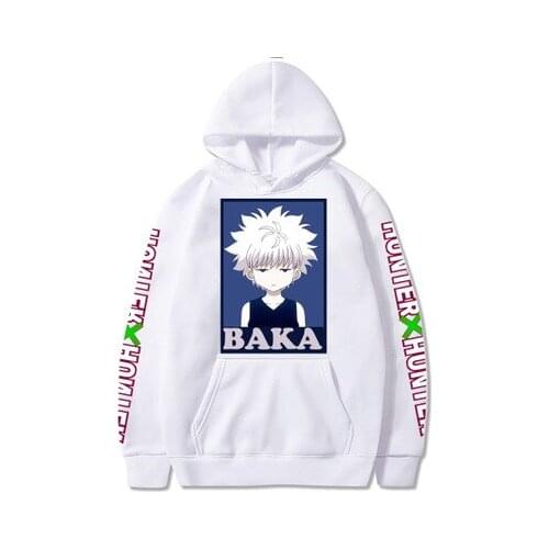 Japanese Anime Cartoon Hunter X Hunter Hoodies Sweatshirts Men Women Unisex Pullovers Streetwear Casual Fashion Clothing