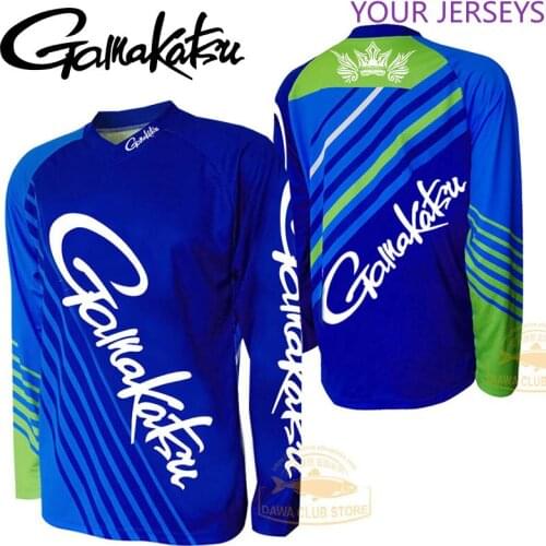 Daiwa GAMAKATSU Outdoors Fishing Jersey Autumn Clothes Anti-UV Quick-Dry Clothing Breathable Long Sleeve Shirt Pesca DAIWA Pesca