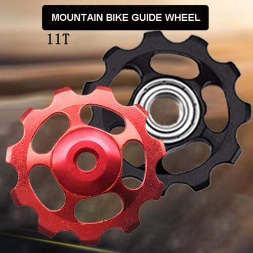 11T Mountain bike rear derailleur guide wheel bearing pulley road bike guide wheel expander parts bicycle accessories