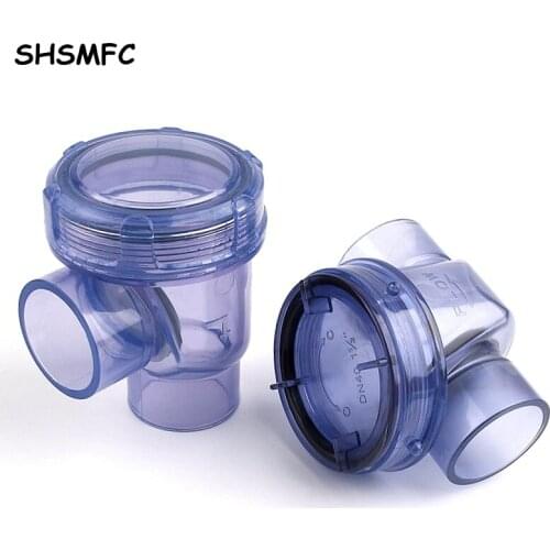 1pc 50mm Kitchen Sewer Pipe Anti-Backflow One-Way Valve Garden Irrigation Aquarium Water Pipe Connector Fittings PVC Check Valve