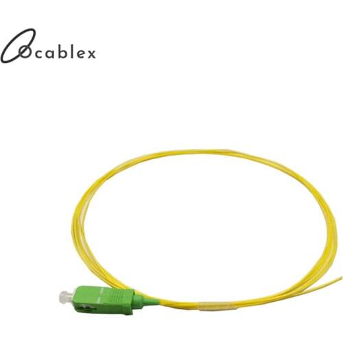 10PCS FC APC Single mode fiber optic Pigtail FC 1.5M Simplex SM Optical fiber pigtail FC 0.9MM fiber optic cable