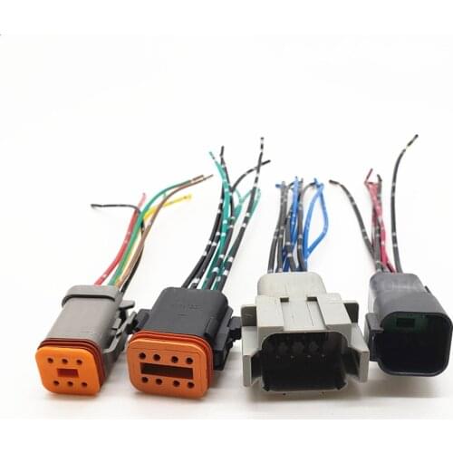 119-0633 Fuel motor plug fuel motor motor six or seven harness plug plug 312B/320B C D excavator parts