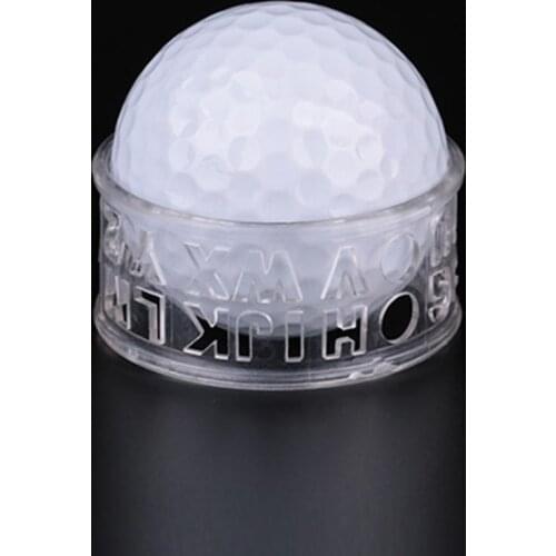 2Pcs Golf Ball Liner English Letter Waterproof Round Golf Ball Line Drawing Marker Universal Golf Round Scribe Golf Supplies