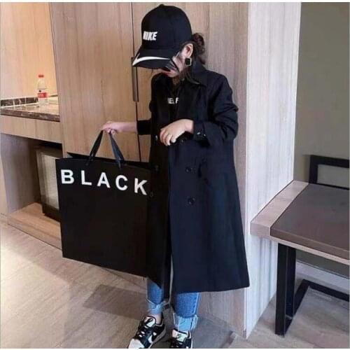 2021 Korean style girls blazer fashion cotton full sleeve good quality autumn girls coat 5-10t B830