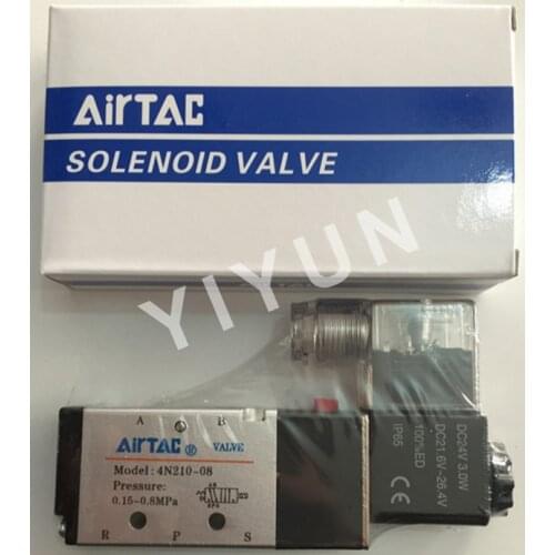 4N110-06 4N210-08 4N310-10 Pneumatic components AIRTAC Solenoid Valve One year warranty