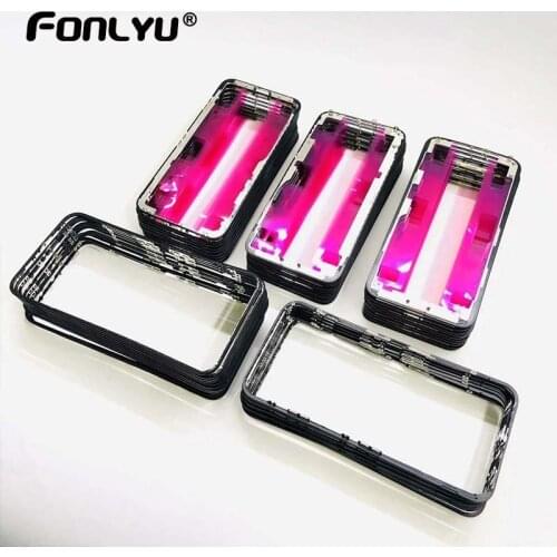 5pcs/Lot Top Quality ORI Front Bezel Frame with Adhesive Tape for iPhone X Xs 11 12 Pro Max LCD Middle Frame for iPhone XR 11