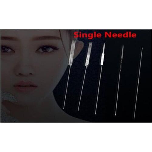 50 Pcs Best Sale Professional 5RL Disposable Permanent Manual Makeup Tattoo Needles Free Shipping
