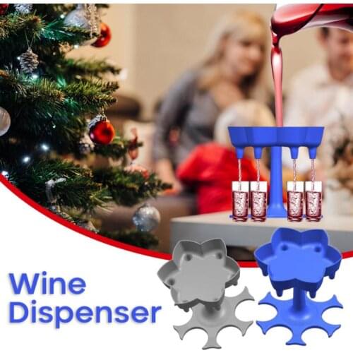 6 Shot Glass Dispenser and Holder Party 6 Shot Caddy Liquor Holder Glass Holder Games Drinking Tools Party Gifts Bar Accessories