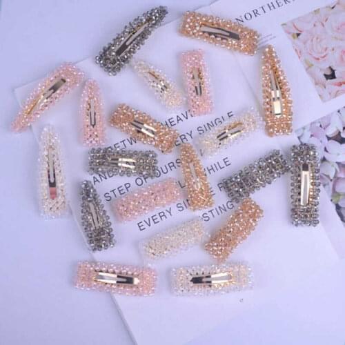 Accessories Hairpin Slide Women Clip Barrette Crystal New Fashion Snap Hair